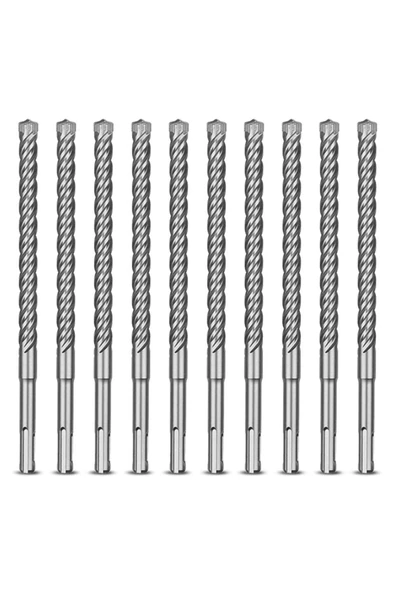 SDS-PLUS 6X265 ELMAS MATKAP UCU MX4 10'LU ürün görseli