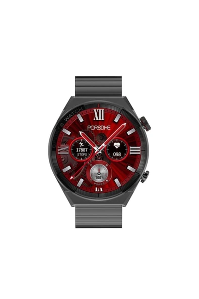 Teknojet Teknoloji İçin En İyi Adres DT3 Mate 45mm Akıllı Saat NFC GPS SIRI Çift Kordonlu - Resim 4