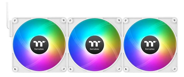 THERMALTAKE CL-F194-PL12SW-A CT120 EX Beyaz Reverse Beyaz 3x120mm ARGB Manyetik Modüler Fan Kiti Kasa Fanı - Resim 3
