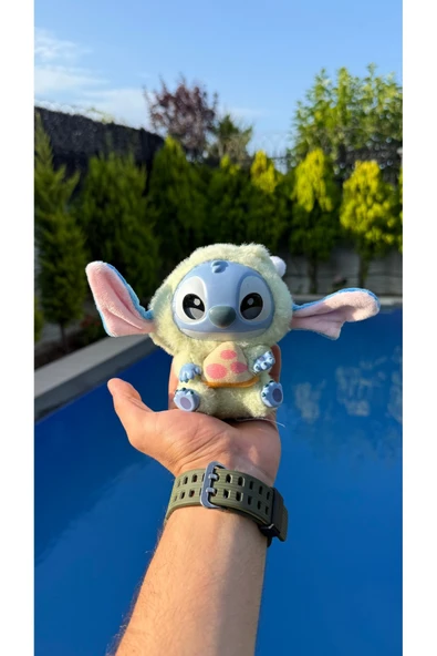 3d printing house 6'lı Ana Kutu Stitch Temalı Labubu Peluş Anahtarlık | Blind Box | Özel Seri Hediyeli - Resim 4