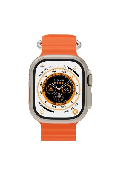 Red-Tech Watch S8 Ultra Max Titanium Kasa Vidalı 49 Mm Akıllı Saat - Resim 2