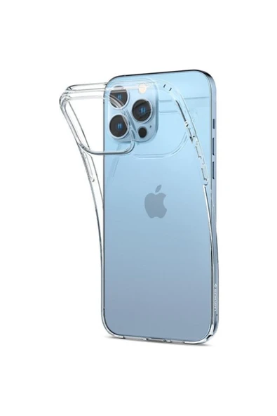 Teknojet Teknoloji İçin En İyi Adres iPhone 13 Pro Antişok Sararmaz Şeffaf Kılıf - Resim 3