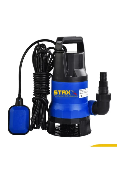 STAXX POWER 750w Plastik Gövdeli Kirli Ve Temiz Su Dalgıç Pompa Seti Şamandıralı Otomatik Paket ürün görseli 1