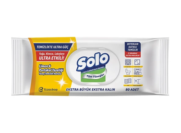Solo Tüm Yüzeyler ve Cam Yüzeyler Temizlik Havlusu 3 lü Karma Paket - Resim 2