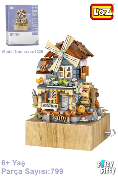 LOZ Müzik Kutulu Ev -LZ1239 (799 Parça) Oyuncak Yapım Seti ürün görseli