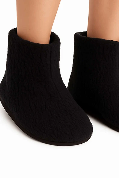 Peluş Ev Patiği Siyah - Resim 2