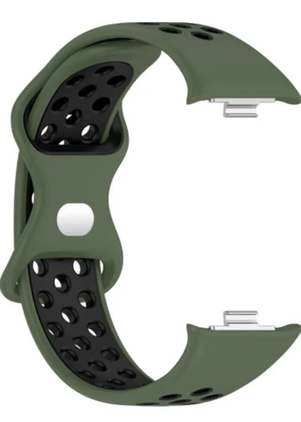 Mi Band 8 Pro / Mi Band 9 Pro Uyumlu Delikli Silikon Kordon/Kayış - Resim 5