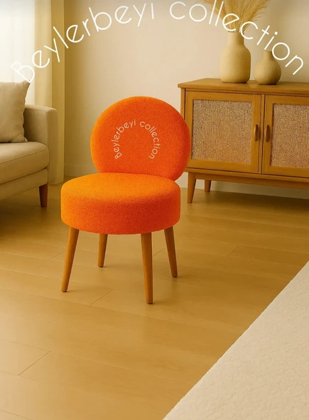 Makyaj pufu, puf  neon turuncu renktir ürün görseli