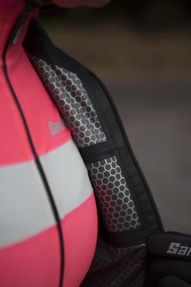 Santini VEGA H20 Kadın Termal Kışlık Bisiklet Forması 0W51775VEGAH20 - Resim 8