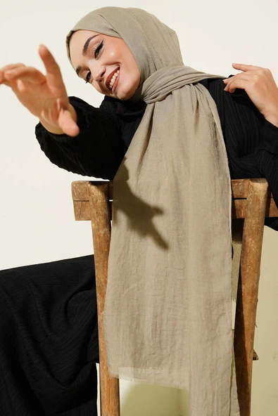 Aya Serisi İnce Pamuk Şal Nefti -114 ürün görseli 1