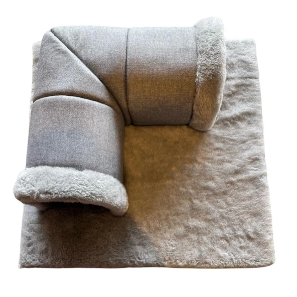 La Vista Tünel Park Kedi, Küçük Köpek Oyun Alanı Yuva 40-50cm - Resim 3