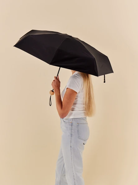 Original Duckhead The Mini ultra kompakt şemsiye - Siyah - Resim 7