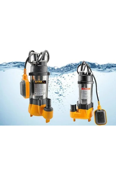 STAXX POWER Foseptik Dalgıç Pompa Kirli Su Dalgıç Pompa Seti Şamandıralı 550w V550f 1.5 Inç 0.75 Hp - Resim 2