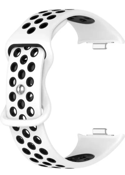 Mi Band 8 Pro / Mi Band 9 Pro Uyumlu Delikli Silikon Kordon/Kayış - Resim 10