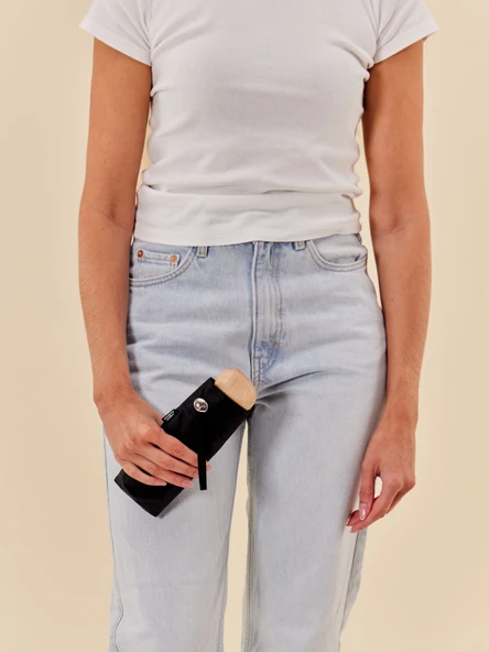 Original Duckhead The Mini ultra kompakt şemsiye - Siyah - Resim 2