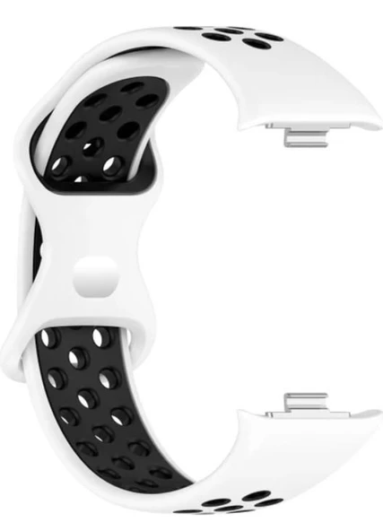 Mi Band 8 Pro / Mi Band 9 Pro Uyumlu Delikli Silikon Kordon/Kayış - Resim 11