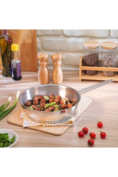 Schafer Held Çelik Tava 24 Cm -1 Prç.-Inox ürün görseli