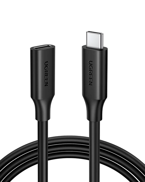 UGREEN Type-C Erkek to Type-C Dişi Uzatma Kablosu 1 Metre, 10387 ürün görseli