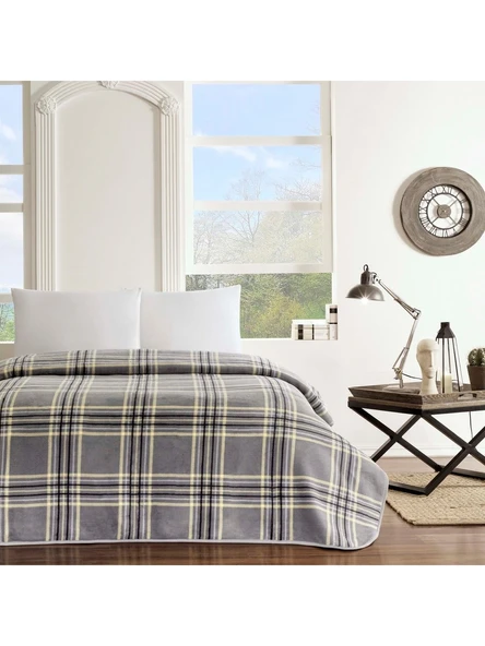 TAÇ FAUSTO POLYESTER BATTANİYE TEK KİŞİLİK ANTRASIT ürün görseli