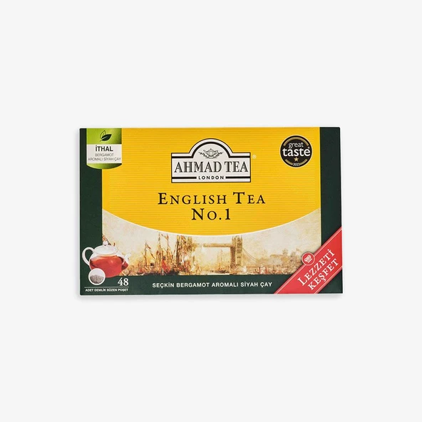 Ahmad Tea English Tea No.1 Demlik Poşet Çay 48’li 153 g - Resim 2
