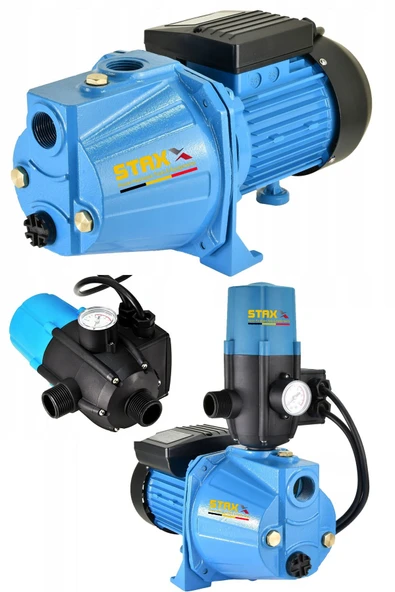 STAXX POWER 1.5HP Multijet Tam Otomatik Metal Dişli Sistem Bakır Sargılı Büyük  Boy Su Pompası Motoru Hidrofor - Resim 2