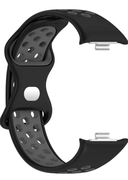 Mi Band 8 Pro / Mi Band 9 Pro Uyumlu Delikli Silikon Kordon/Kayış - Resim 2