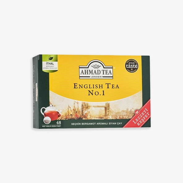 Ahmad Tea English Tea No.1 Demlik Poşet Çay 48’li 153 g ürün görseli 1