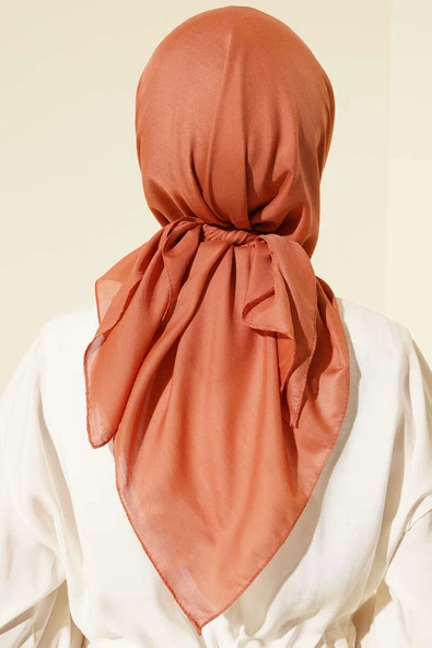 Basic Eşarp Somon - Resim 3