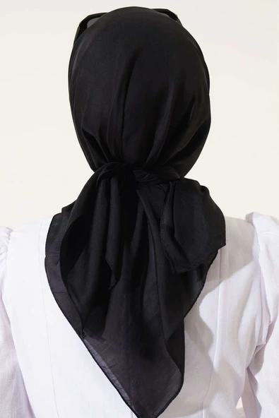 Basic Eşarp Siyah - Resim 3