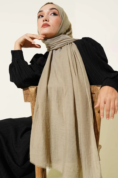 Aya Serisi İnce Pamuk Şal Nefti -114 - Resim 2