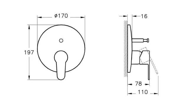 Artema Win S Ankastre Banyo Bataryası (Sıva Üstü Grubu) - Resim 2