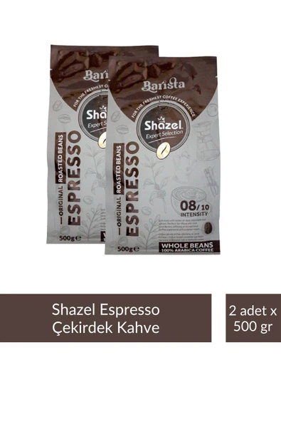 Shazel Çekirdek Espresso Kahve 500 gr x 2 Adet ürün görseli