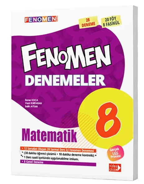 Fenomen 8.Sınıf Matematik Deneme -28 DENEME