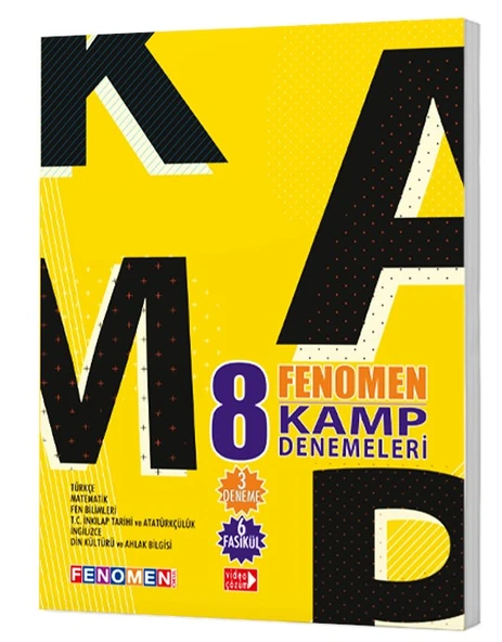 Fenomen 8.Sınıf Tüm Dersler KAMP Deneme-2022