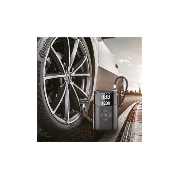 Sunix 4000 Mah Dijital Ekranlı 5 Mod Kablosuz Hava Kompresörü HP-02 - Resim 3