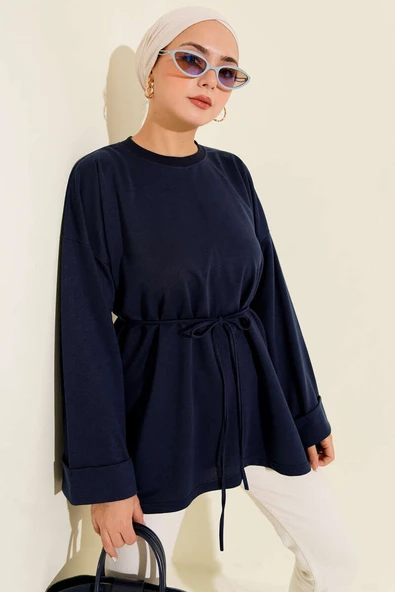 Duble Kol İp Bağcıklı Tunik Parlement ürün görseli