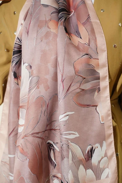 Bej Serisi Soft Şal Asorti 7 - Resim 4