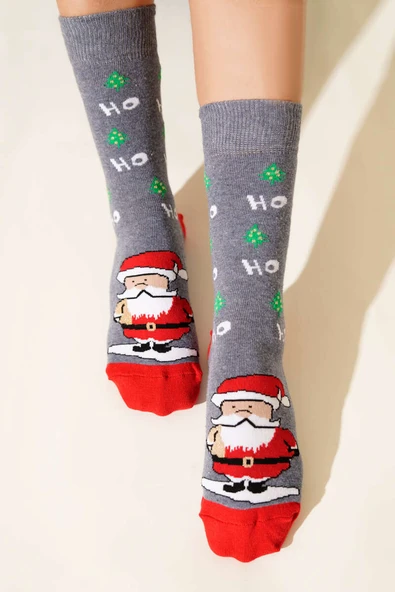 Unisex Yılbaşı Soket Çorap Asorti 10 ürün görseli