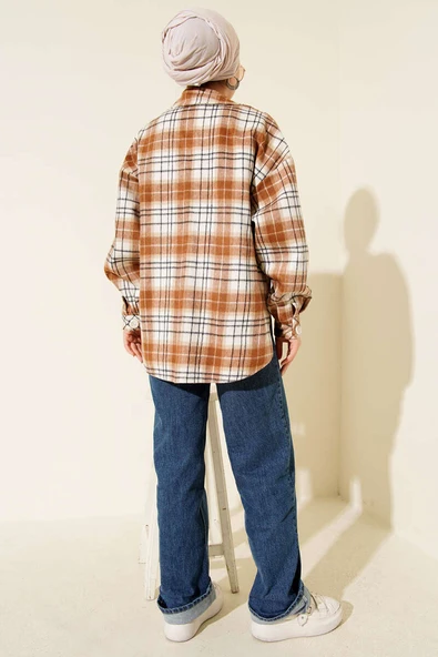 Cepli Oduncu Ceket Taba - Resim 3