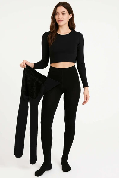 Penti Termal Külotlu Çorap 500 Siyah ürün görseli