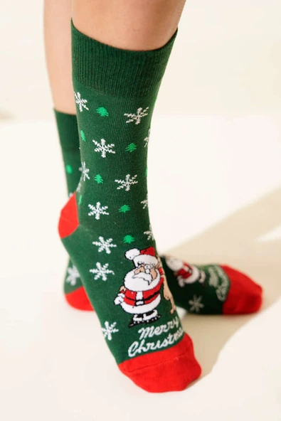 Unisex Yılbaşı Soket Çorap Asorti 14 ürün görseli