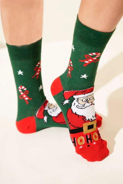 Unisex Yılbaşı Soket Çorap Asorti 3 ürün görseli 1