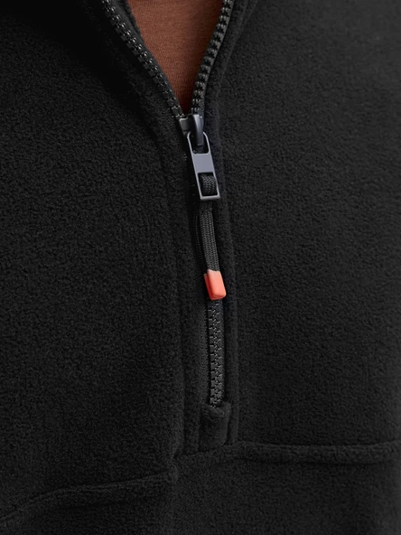 JACK JONES Erkek Yarım Fermuarlı Polar Ceket 12284828 - Resim 5