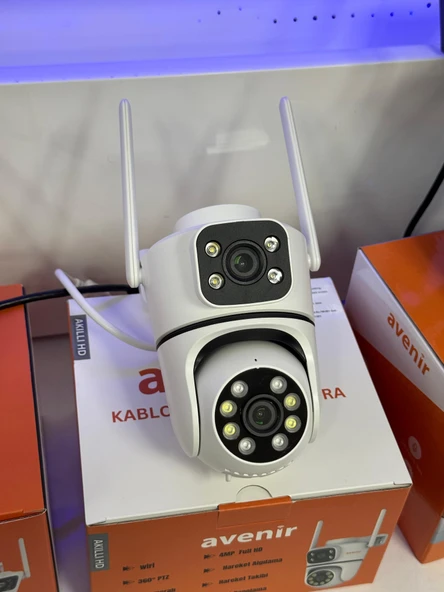 AV-S301 4MP 2 KAMERALI PTZ WİFİ KAMERA ürün görseli