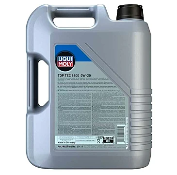 LI21411 - 0W-20 Motor Yağı Top Tec 6600 5L - Liqui Moly - Resim 2