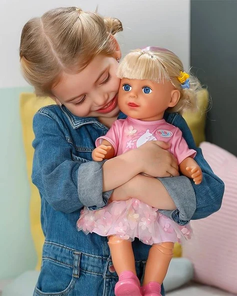 Baby Born Carla 43 cm Aksesuarlı Kız Çocuk Oyuncak Bebek 838006 - Resim 3