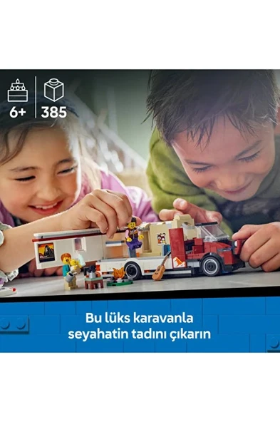 City Tatil Macera Karavanı 60454 - 6+ Çocuklar için Yaratıcı Oyuncak Yapım Seti (385 P) - Resim 5