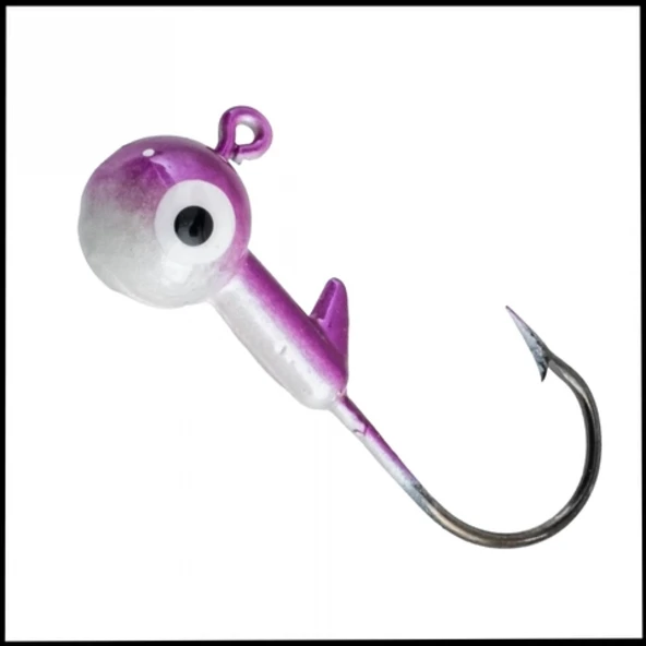 Uyguna-Yakala Mor Beyaz - 12 Gr- Kurşunlu Olta İğnesi- Zoka -ALA.190 ürün görseli