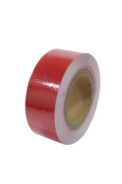 Reflektör Bal Petekli Reflektif Bant 50mm x 50mt KIRMIZI ürün görseli