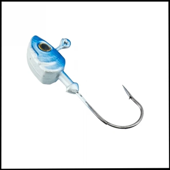 Uyguna-Yakala Mavi Beyaz - 8 gr- Kurşunlu Olta İğnesi- Zoka -ALA.192 ürün görseli